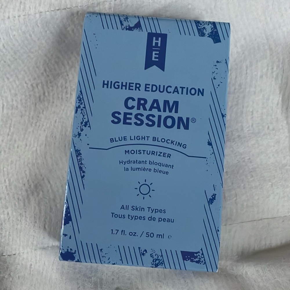 CRAM SESSION Blue Light Blocking Moisturizer - New in Box
